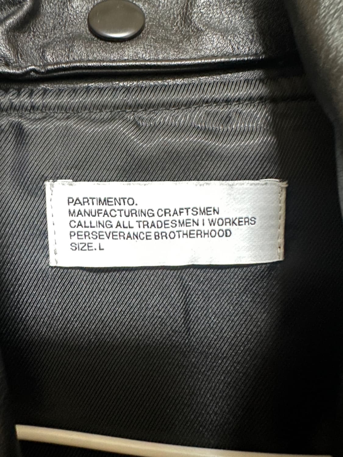 파르티멘토 레더 자켓 상품이미지4