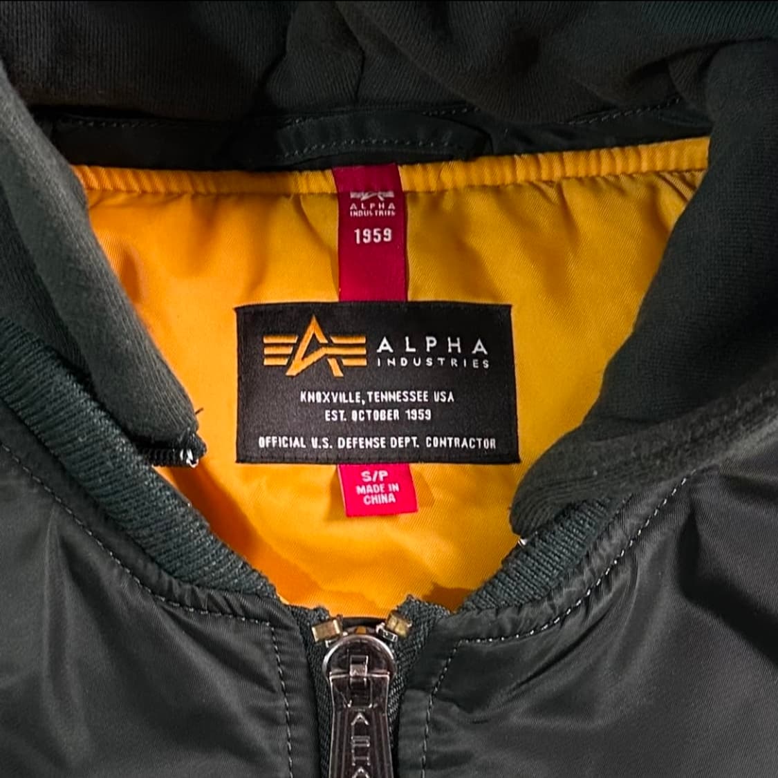 알파인더스트리 후드 ma-1 자켓 상품이미지3
