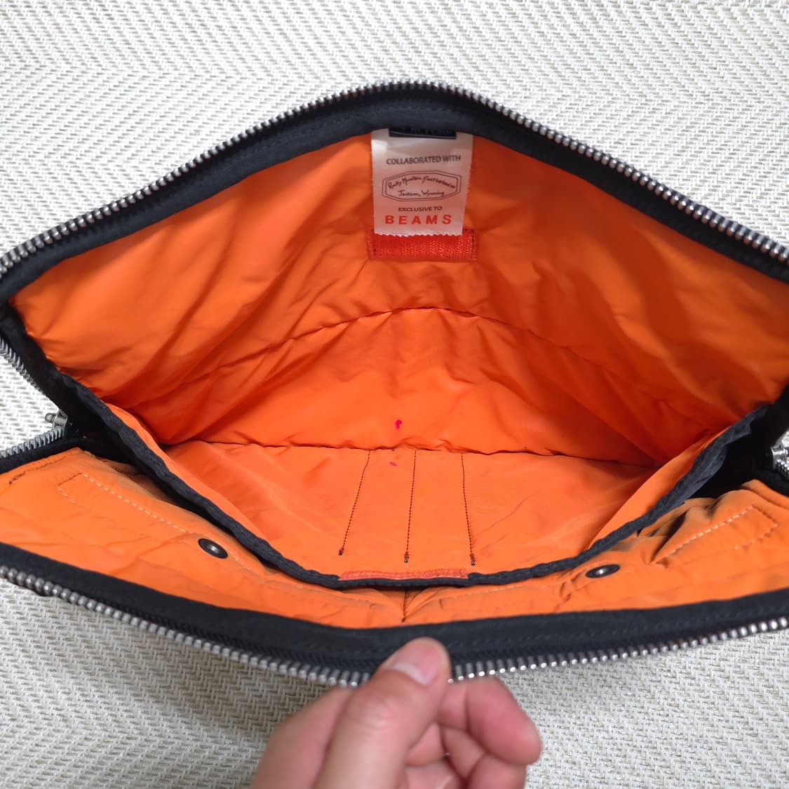 요시다포터 탱커 빔즈 록키마운틴 클러치 도큐먼트 콜라보 (27 상품이미지7