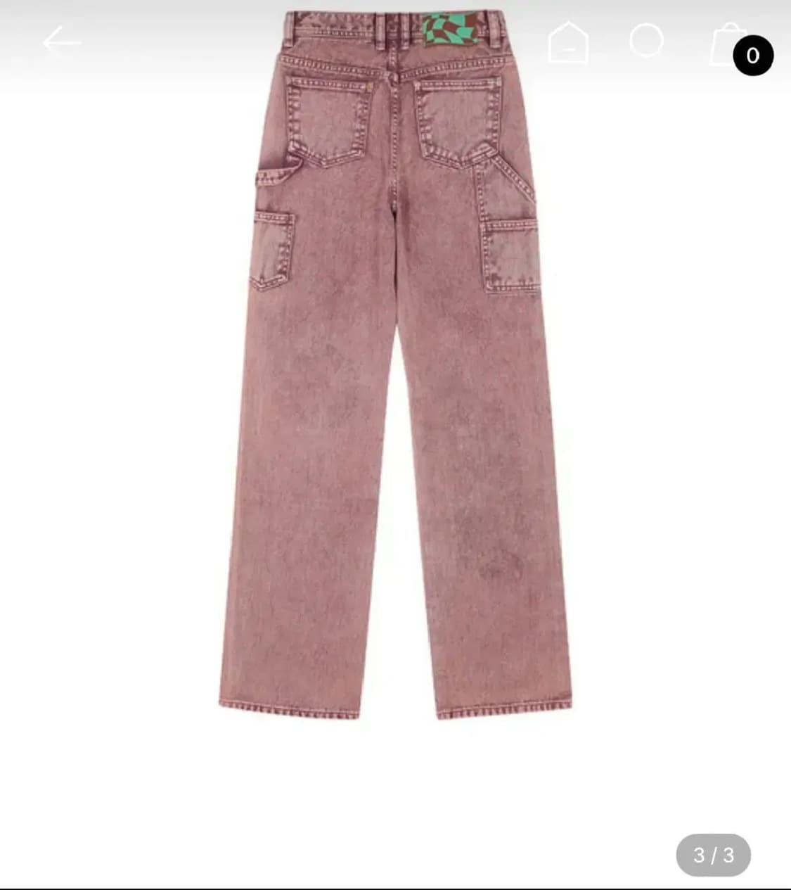 앤더슨벨 오버 다이드 바우하우스 패치 팬츠 상품이미지3