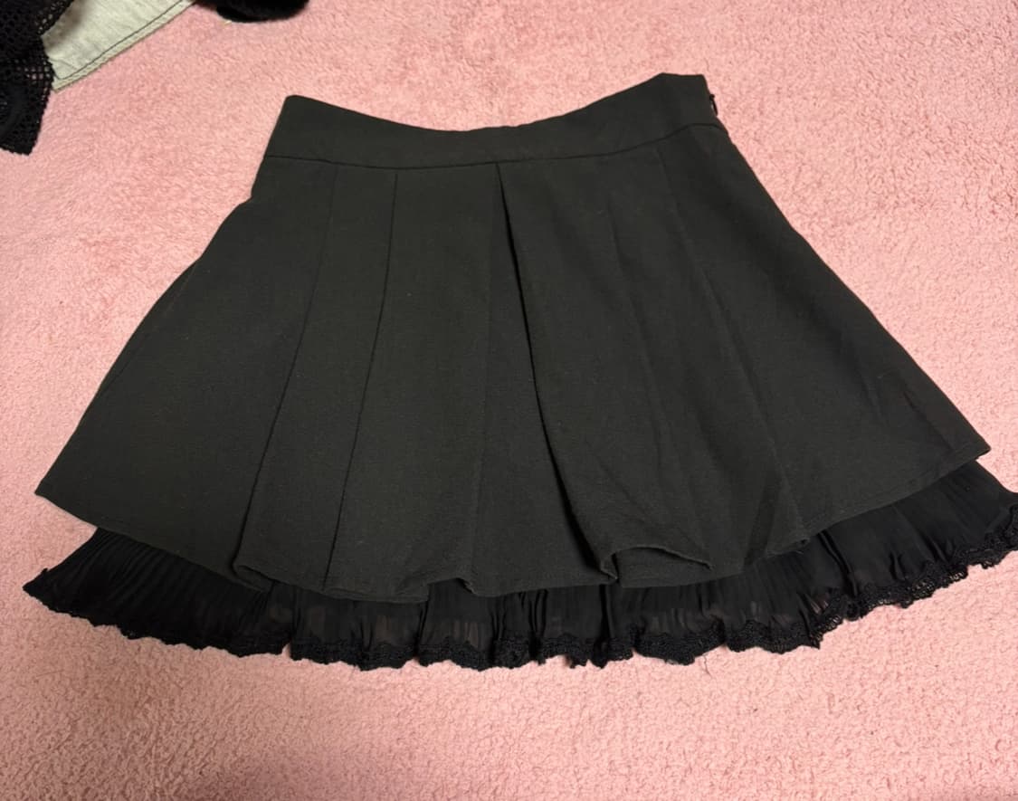 히메갸루 리본 레이스 스커트 상품이미지2