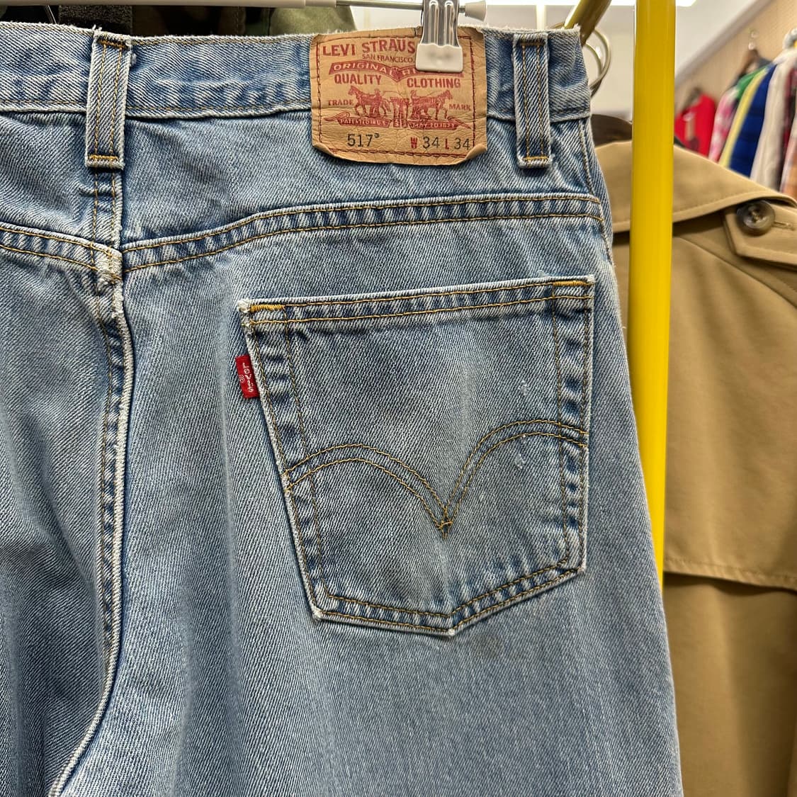 00‘s 리바이스 517 연청 디스트로이드 상품이미지6