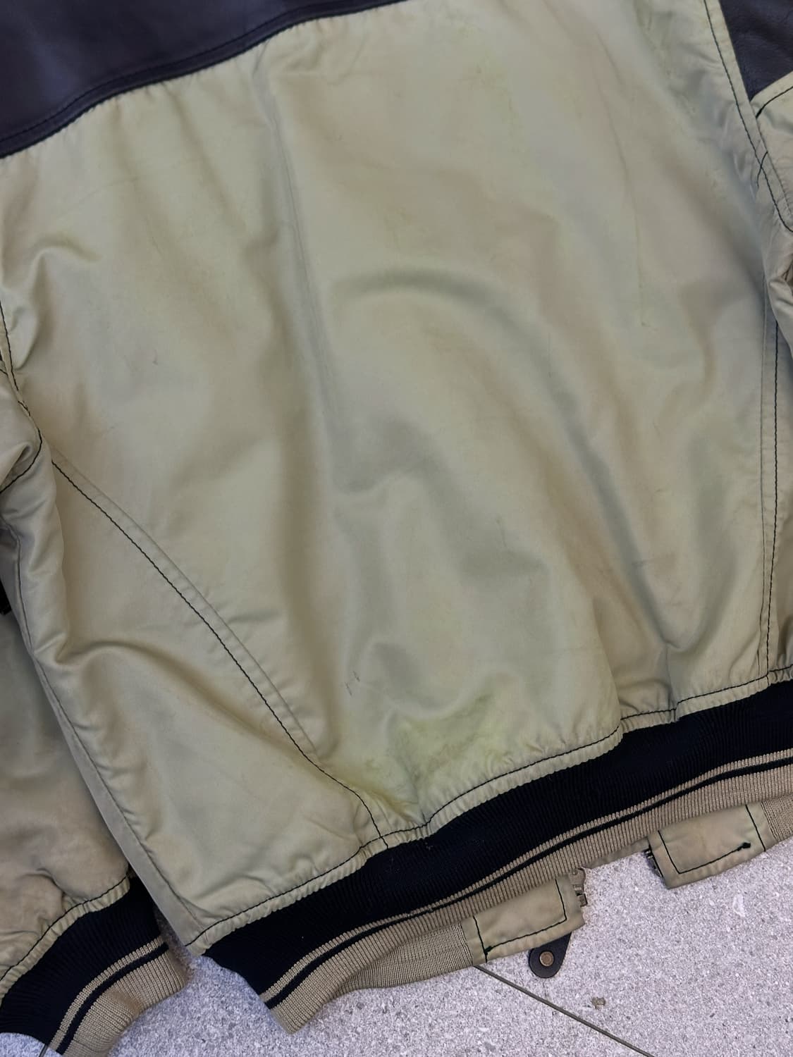 할리데이비슨 90s 나일론 레더 봄버 자켓 상품이미지7