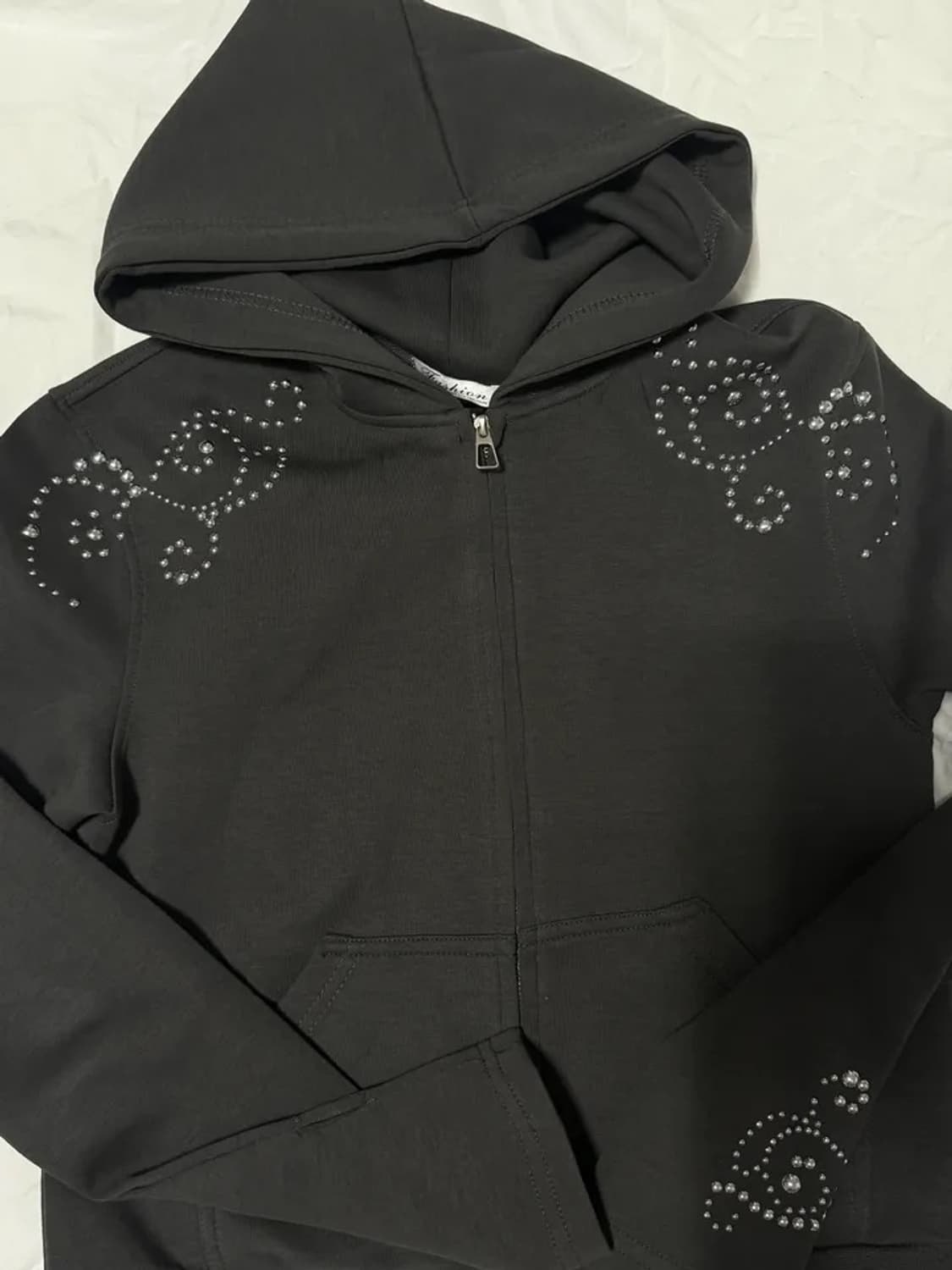 빈티지 스터드 후드집업 상품이미지2