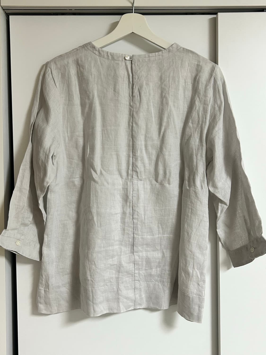 무인양품 마100% 블라우스 상품이미지2