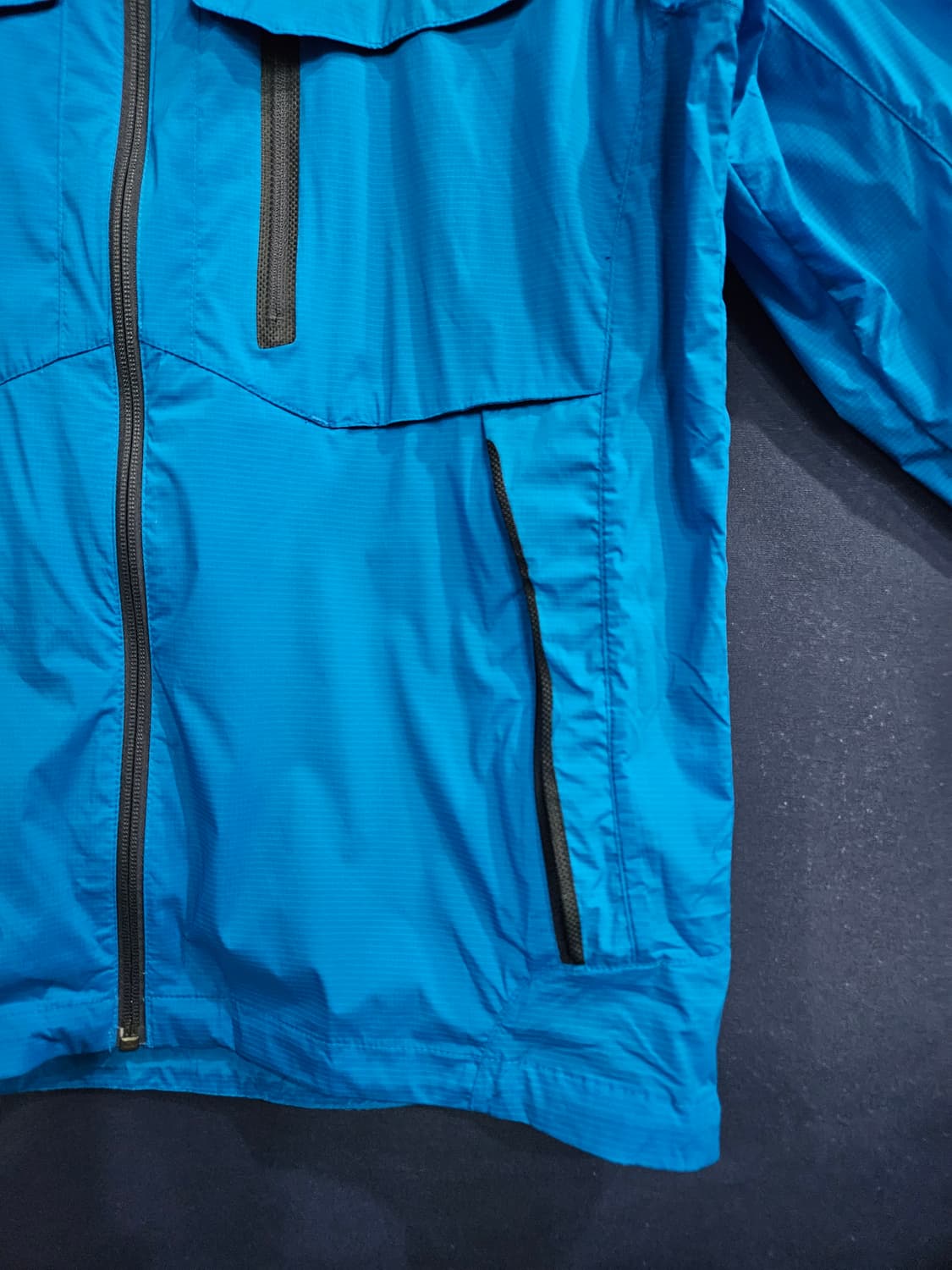 디스커버리 블루 남성 100 홑겹 바람막이 자켓  상품이미지6