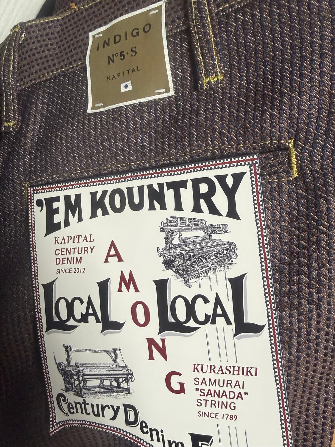 캐피탈 센츄리 데님팬츠 36 상품이미지1