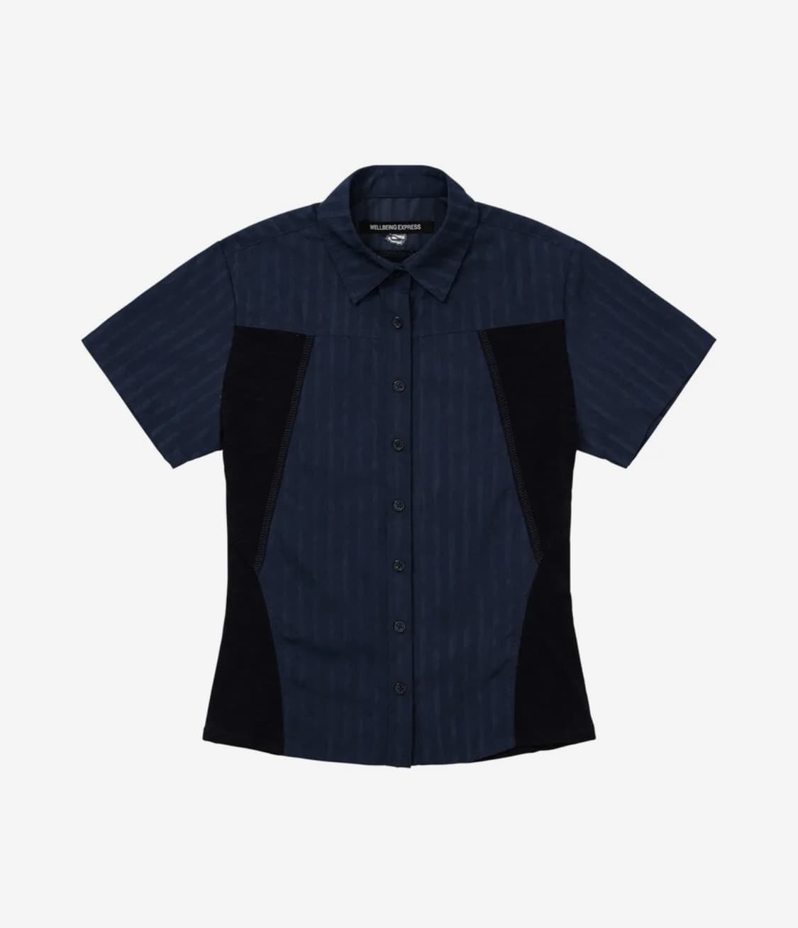 웰빙익스프레스 Half Sleeve Hiking Shirt Navy 상품이미지1