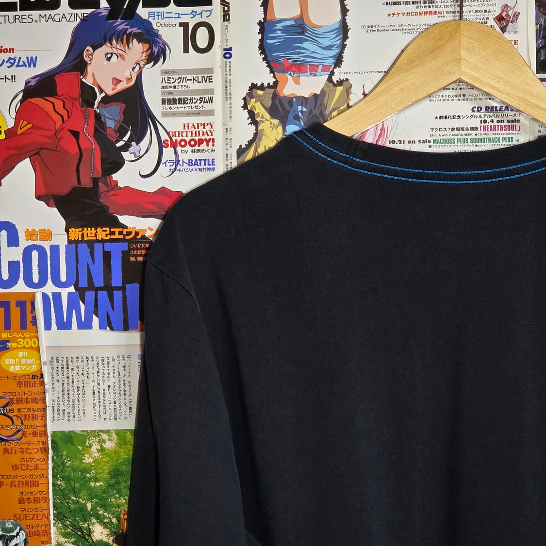 블루 스티치 이글 프린팅 롱슬리브 상품이미지6