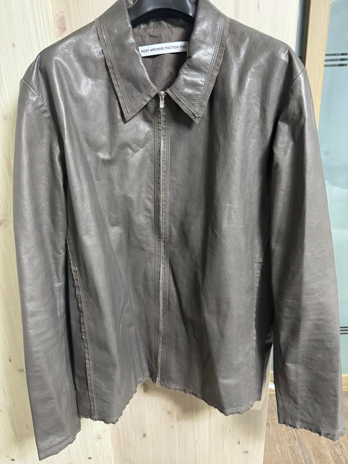 PAF 8.0레더 자켓 라이트 브라운 L 상품이미지1