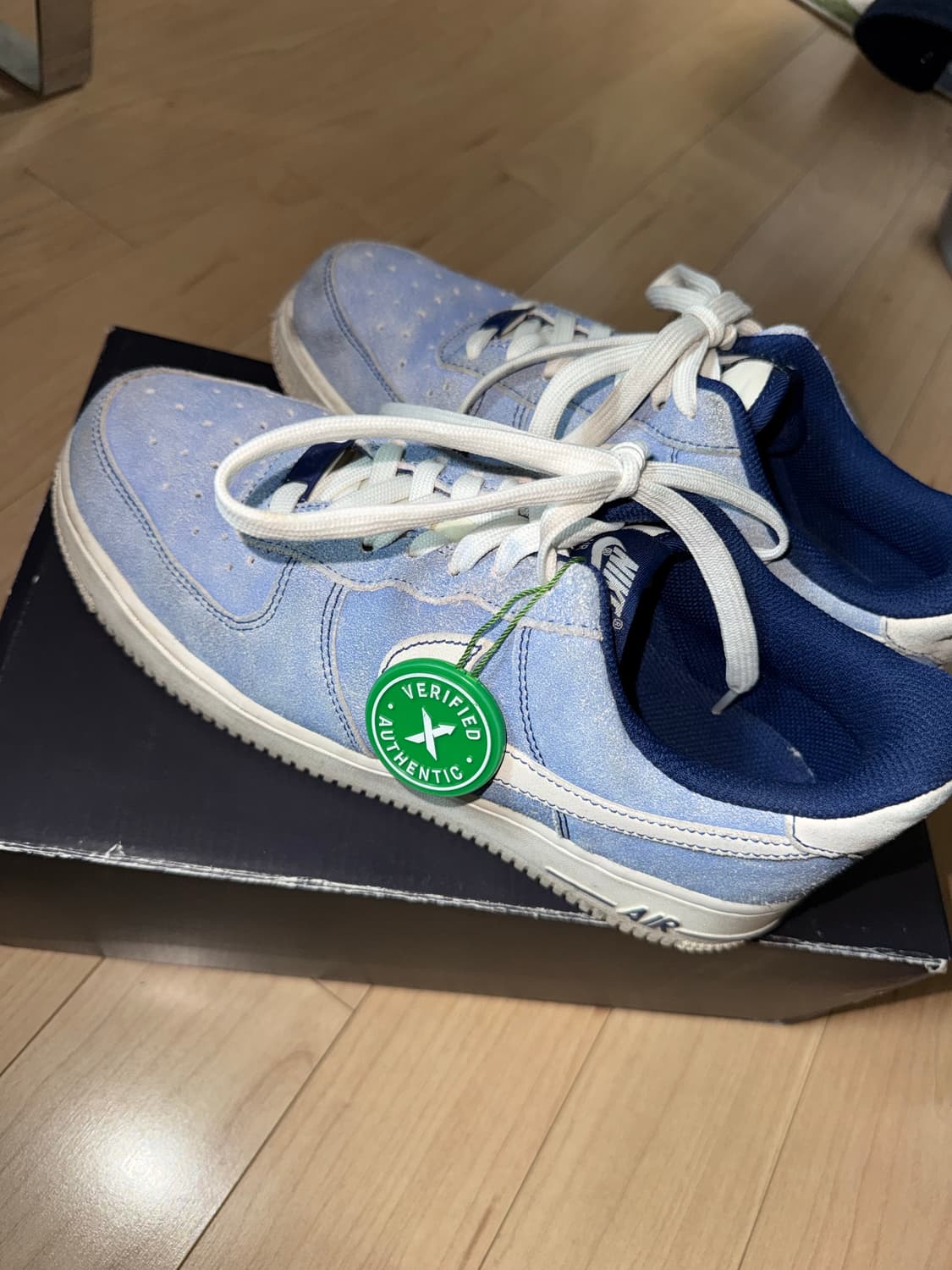 나이키 에어포스1 '07 더스티블루 사이즈250 상품이미지2