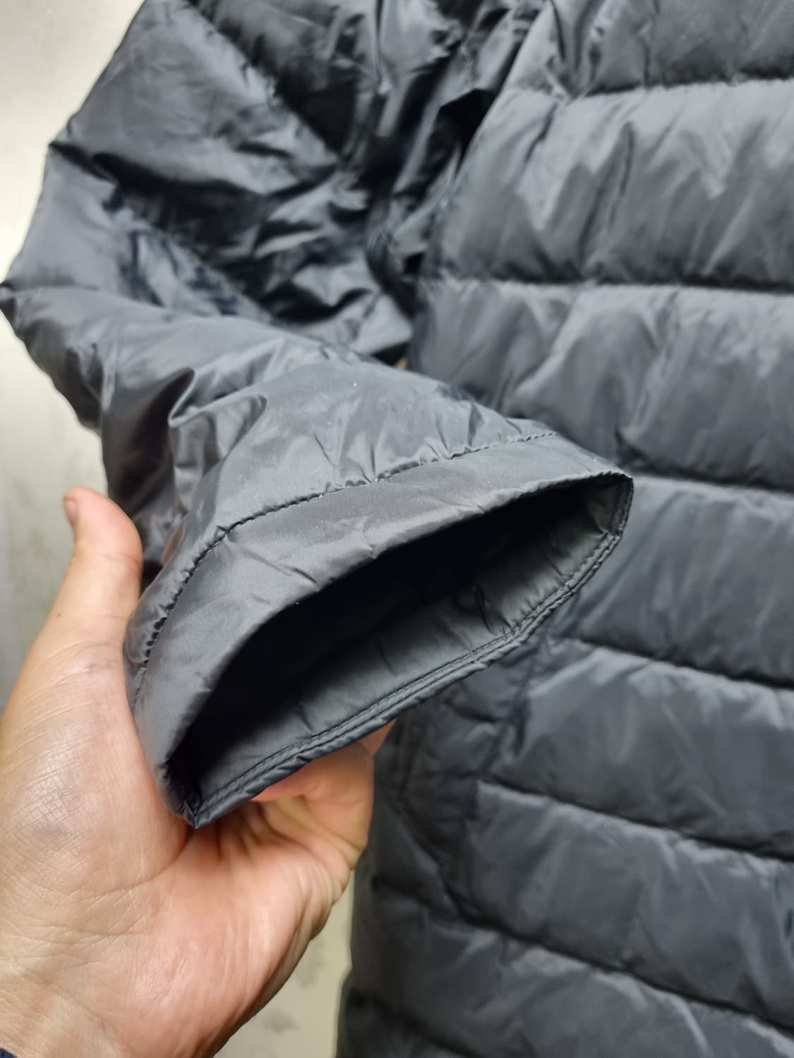 [남100/24년] 헤지스 패딩코트 블랙 상품이미지4