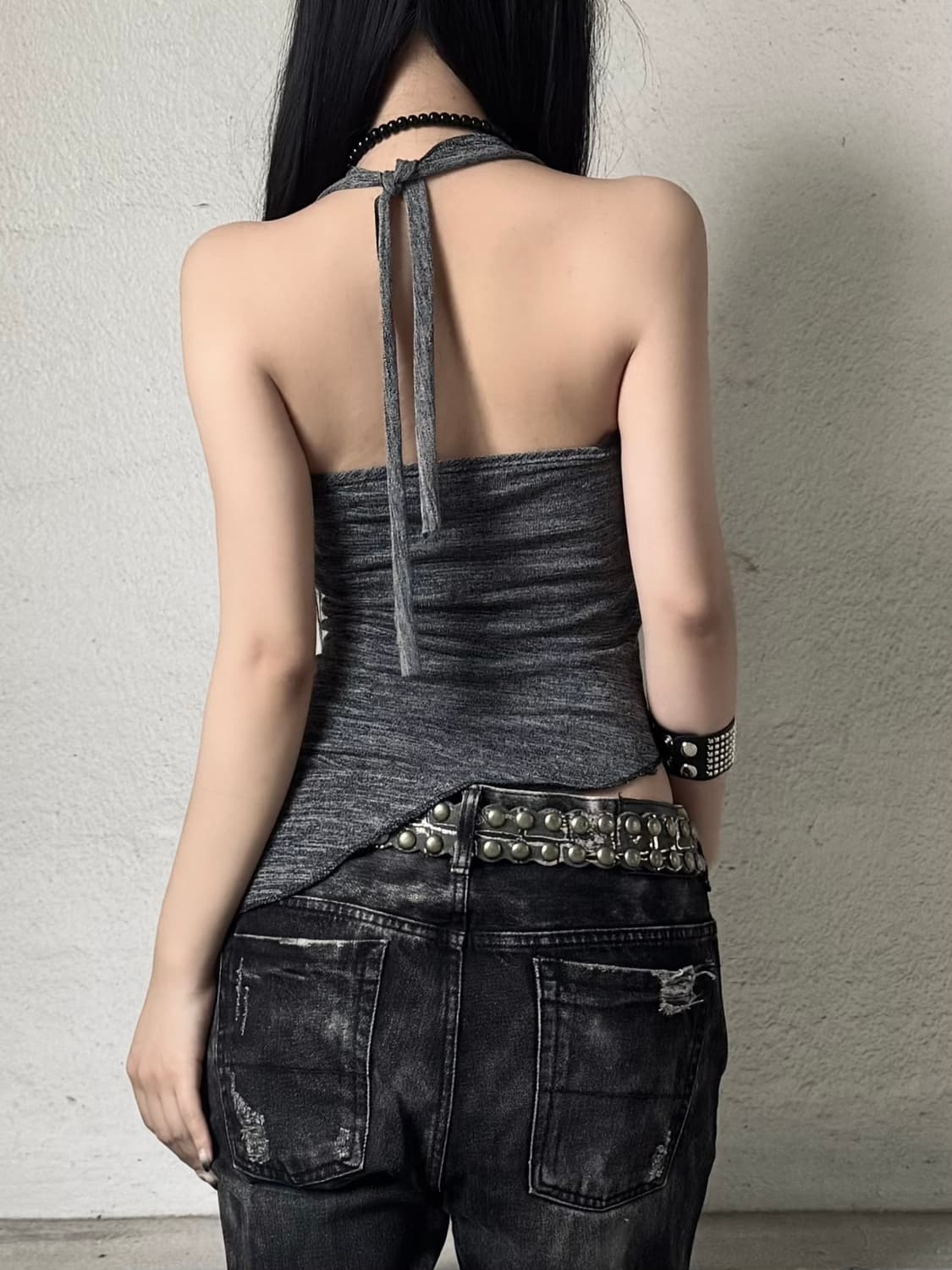 Halter sleeveless 상품이미지2