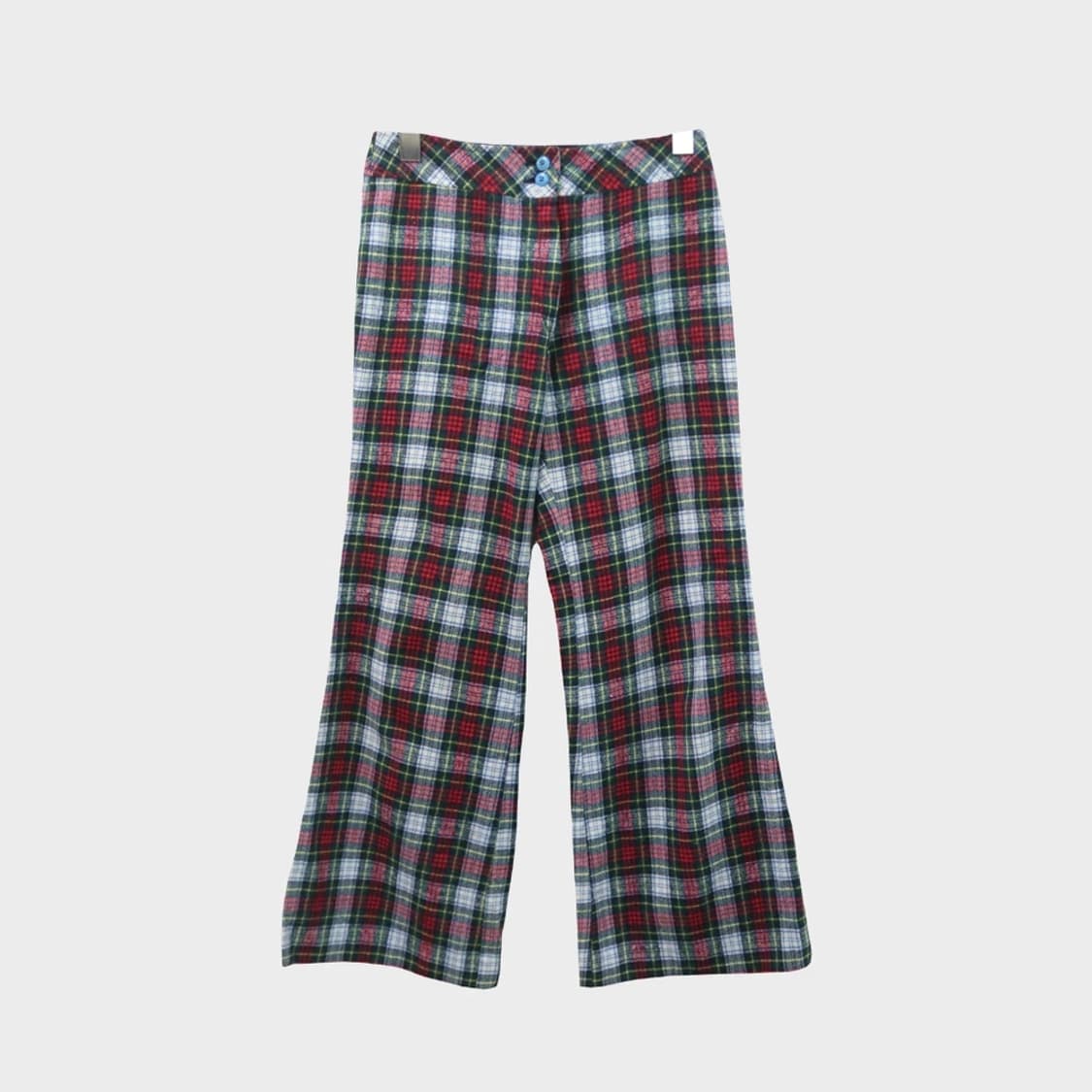 VINTAGE FLARED 울 체크 팬츠 67413 상품이미지1