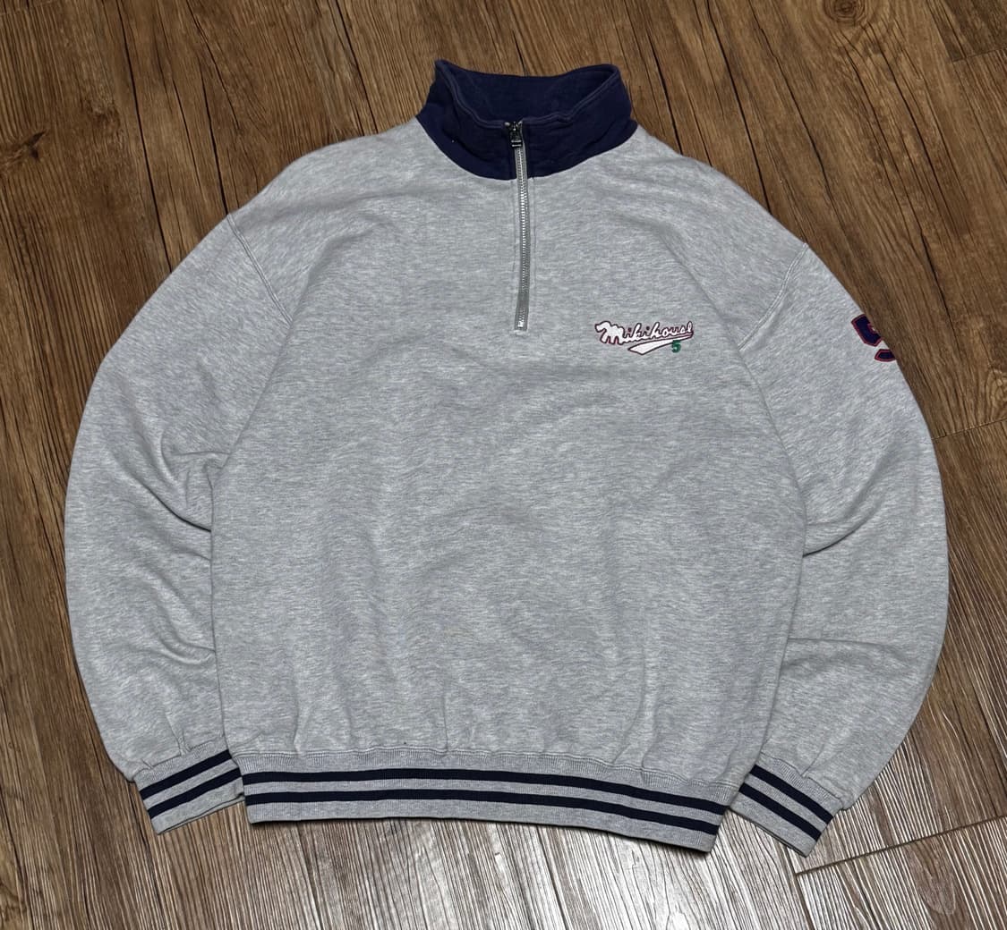 미키하우스 90s 빈티지 자수 반집업 맨투맨 상품이미지2