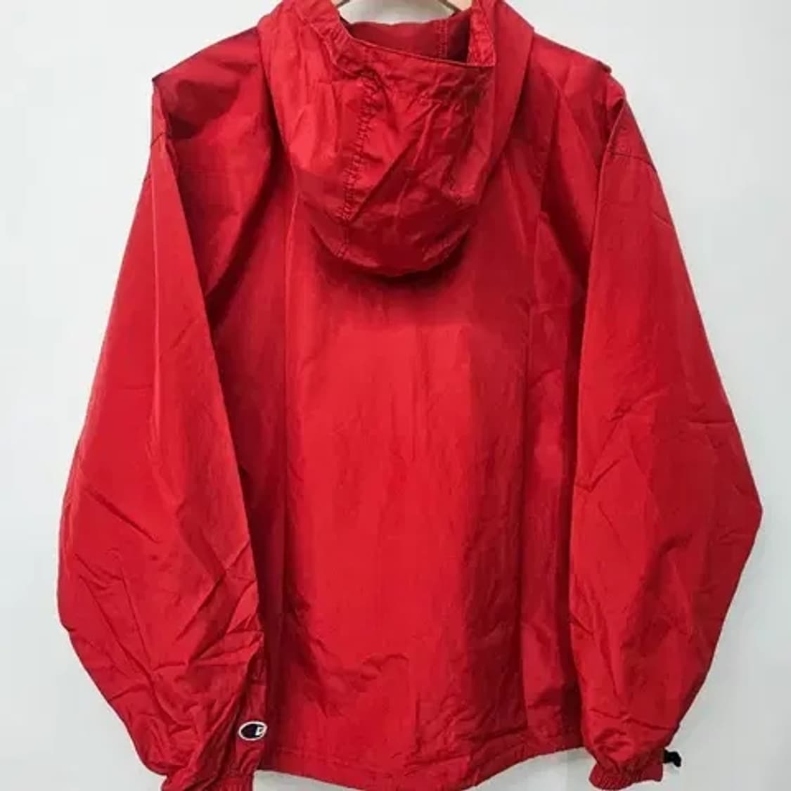 챔피언 스트릿 아노락 바람막이 레드 남성 L 상품이미지2