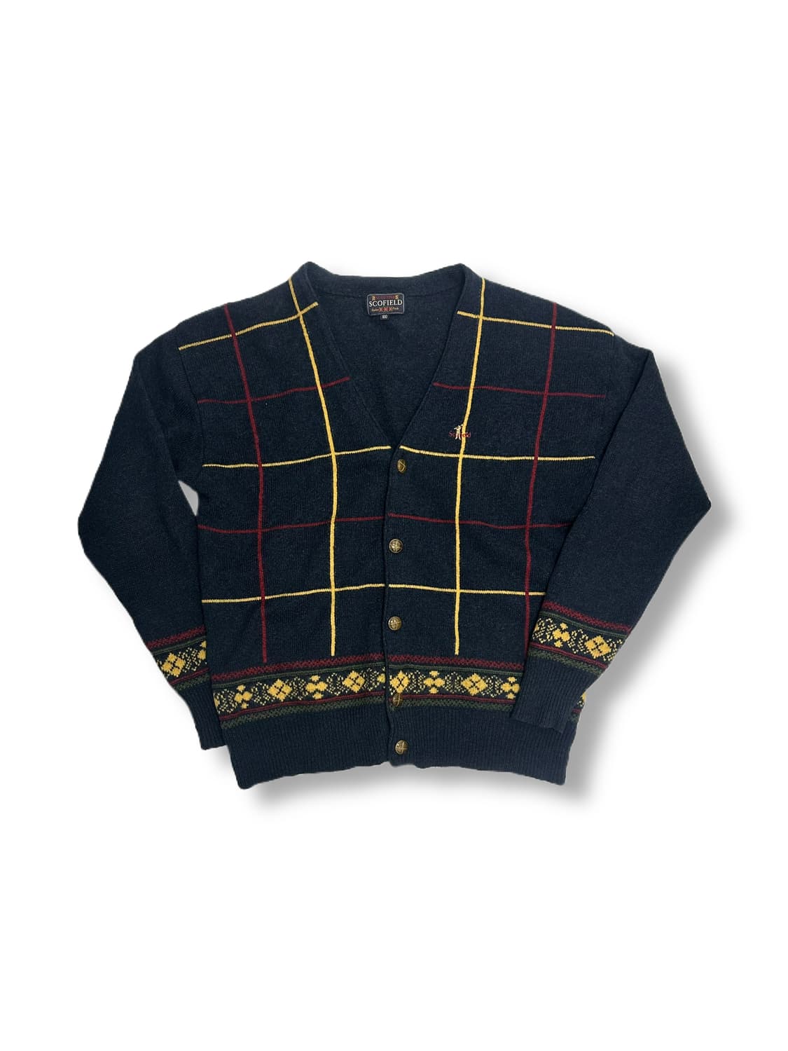 SCOFIELD 스코필드 빈티지 니트 가디건 상품이미지1
