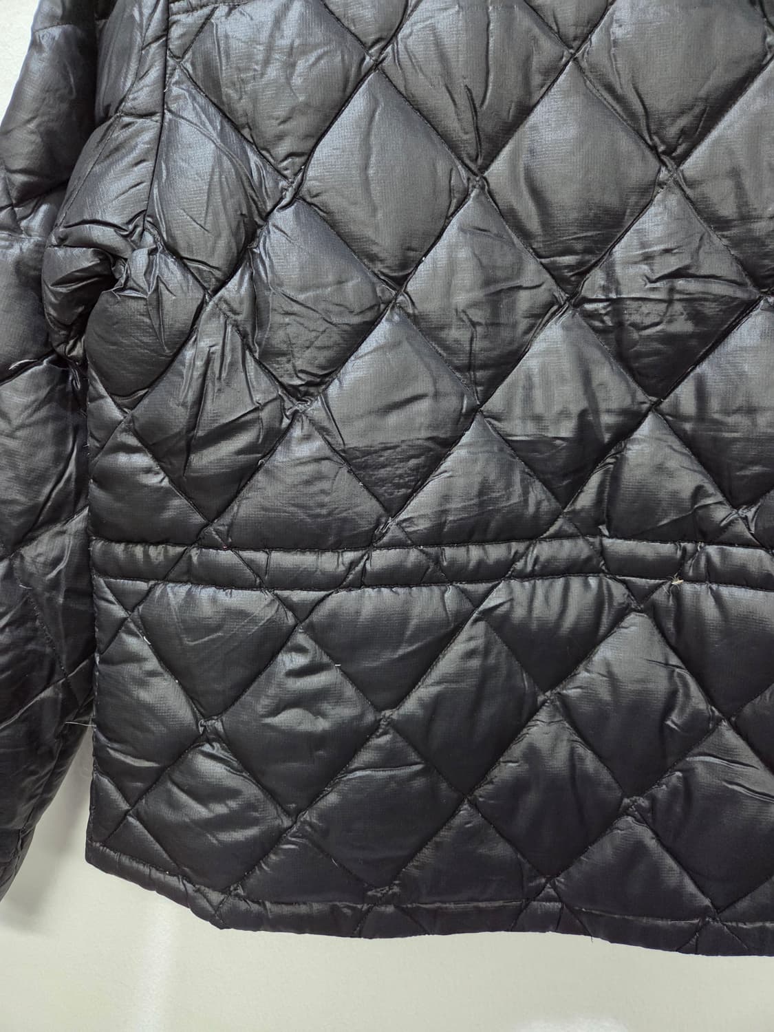 노스페이스1211-4 600 블랙 패딩 자켓 점퍼 여성 85 Y2K 상품이미지7