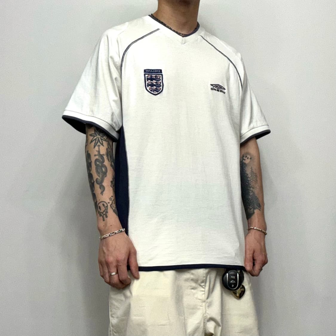 Umbro 엄브로 00s 잉글랜드 국대 유니폼 티셔츠 상품이미지2
