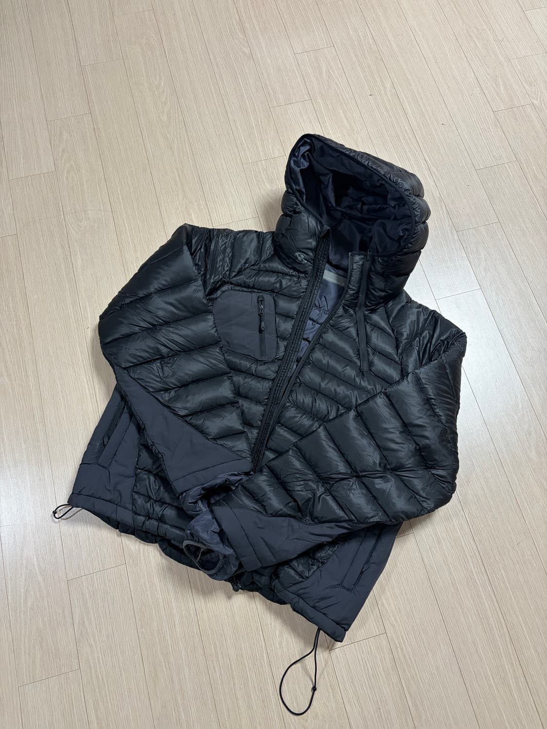 산산기어 패널드 푸퍼 자켓  상품이미지1