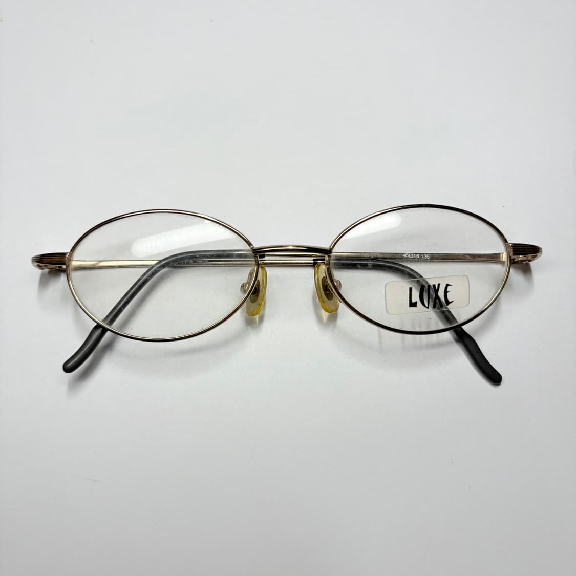 빈티지 오벌형 안경(LUXE 샤프 오벌 스트레이트 안경) 상품이미지1