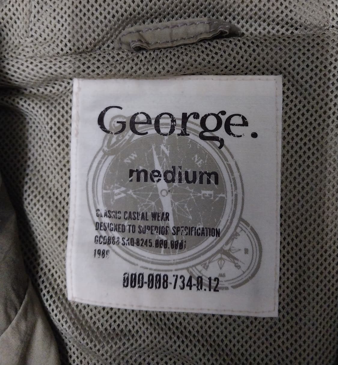 GEORGE 영국 카모플라쥬 후드 바람막이 M 상품이미지3