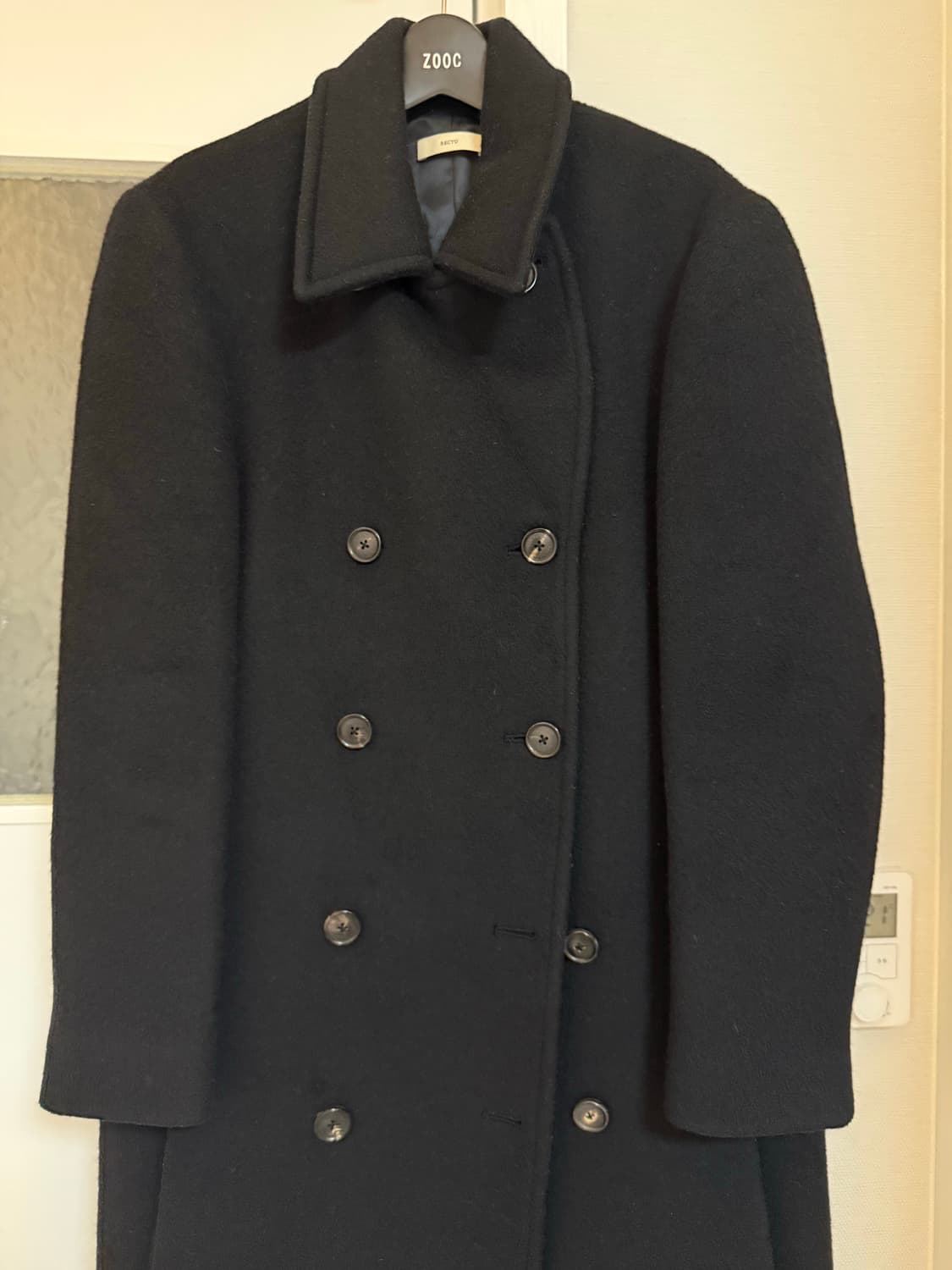 렉토 코트 DOUBLE BREASTED WOOL LONG COAT 상품이미지2
