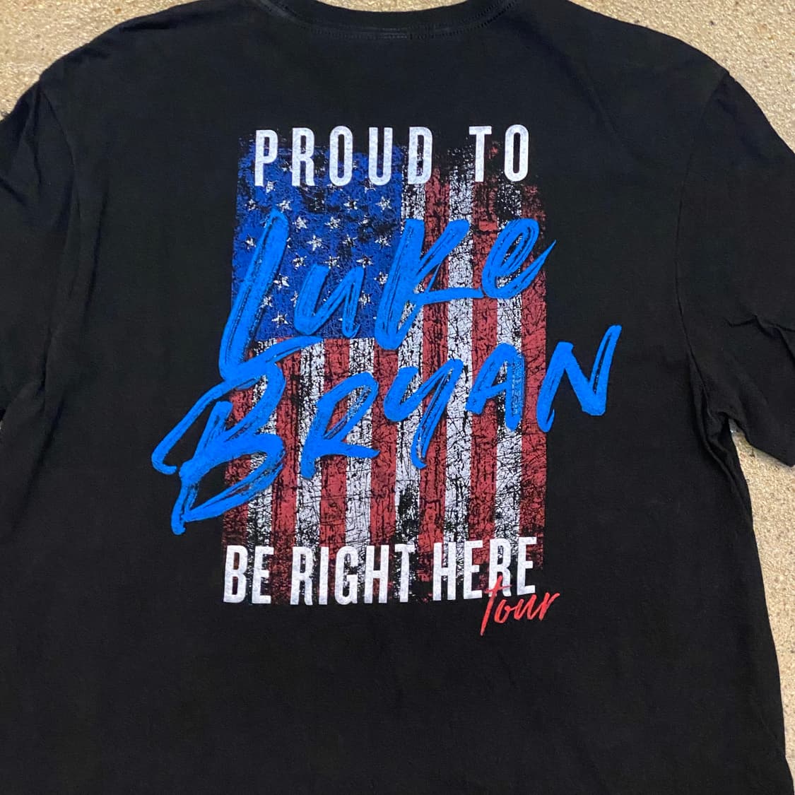 미국 빈티지 루크 브라이언 투어티 반팔티 락티셔츠 상품이미지2