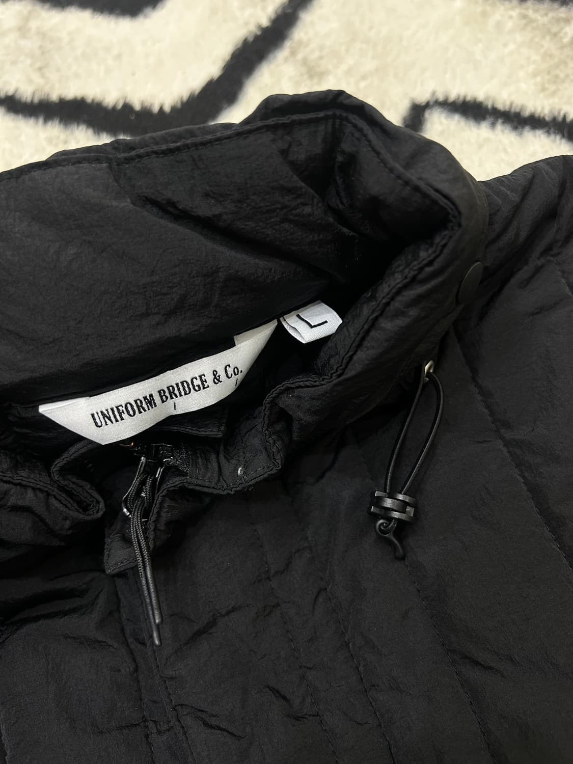 [XL]유니폼브릿지 경량 퀄팅M-51 자켓/블랙 상품이미지5