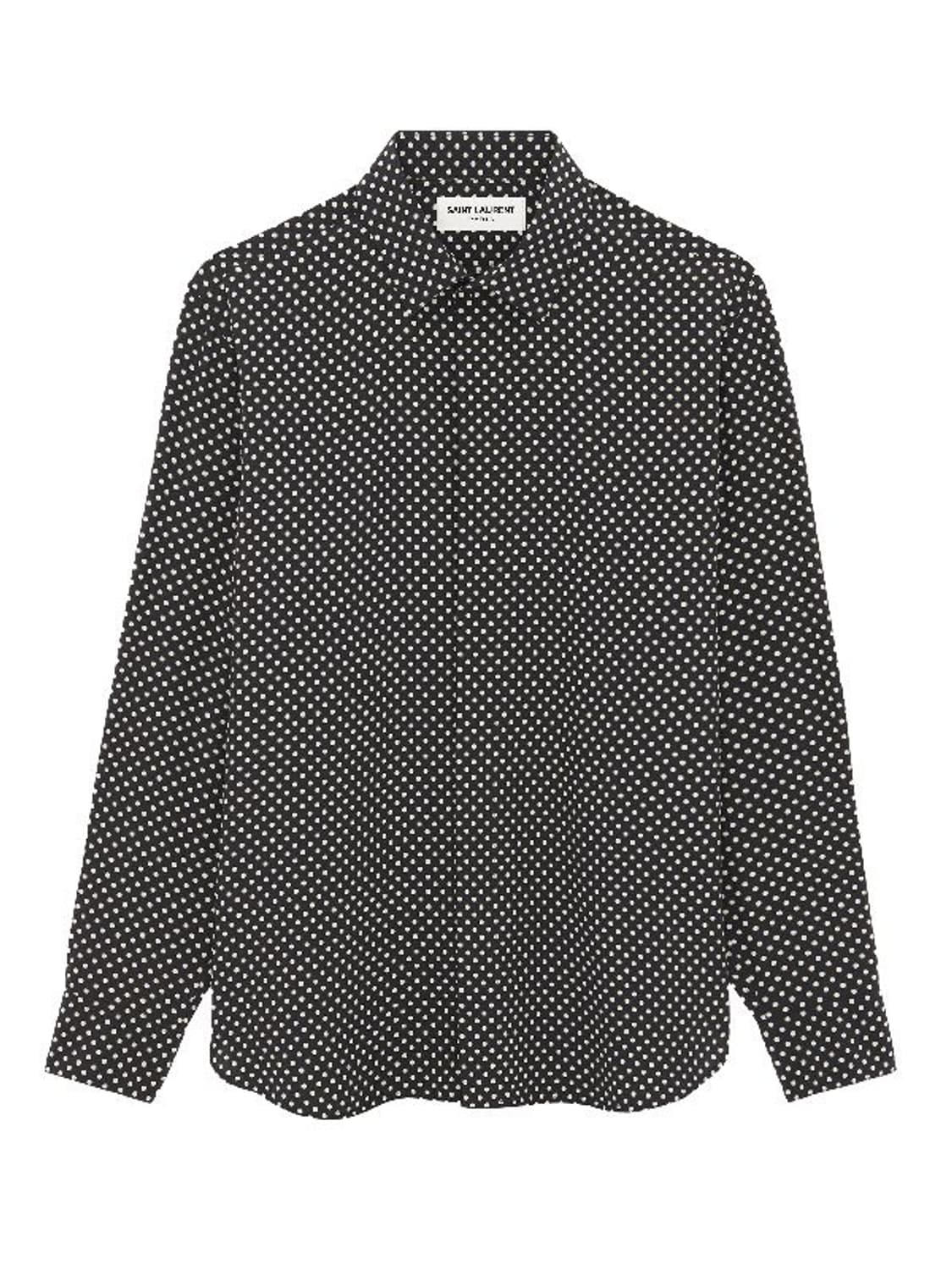 [42] 생로랑 폴카 도트 셔츠 블랙 새상품 상품이미지2
