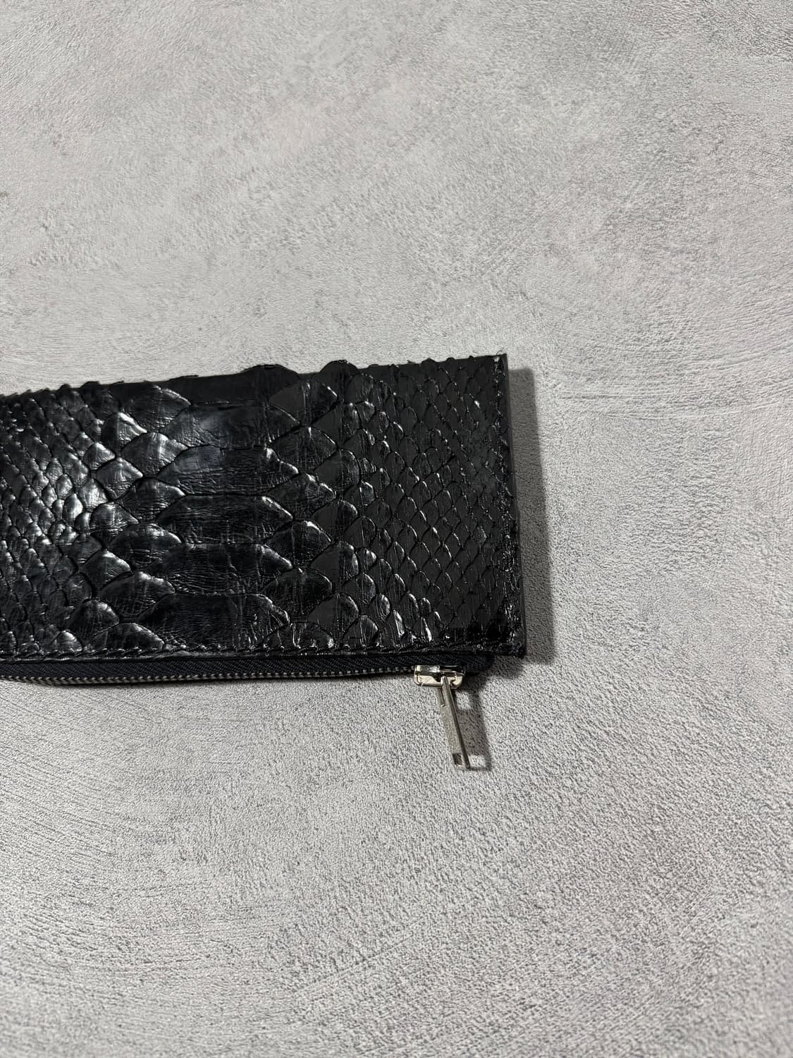 Rick Owens Python Leather Zip Wallet 상품이미지5