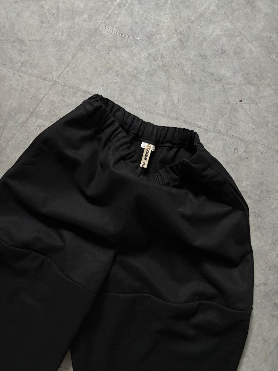 Comme des Garcons 꼼데가르송 블랙 울 와이드 팬츠  상품이미지2