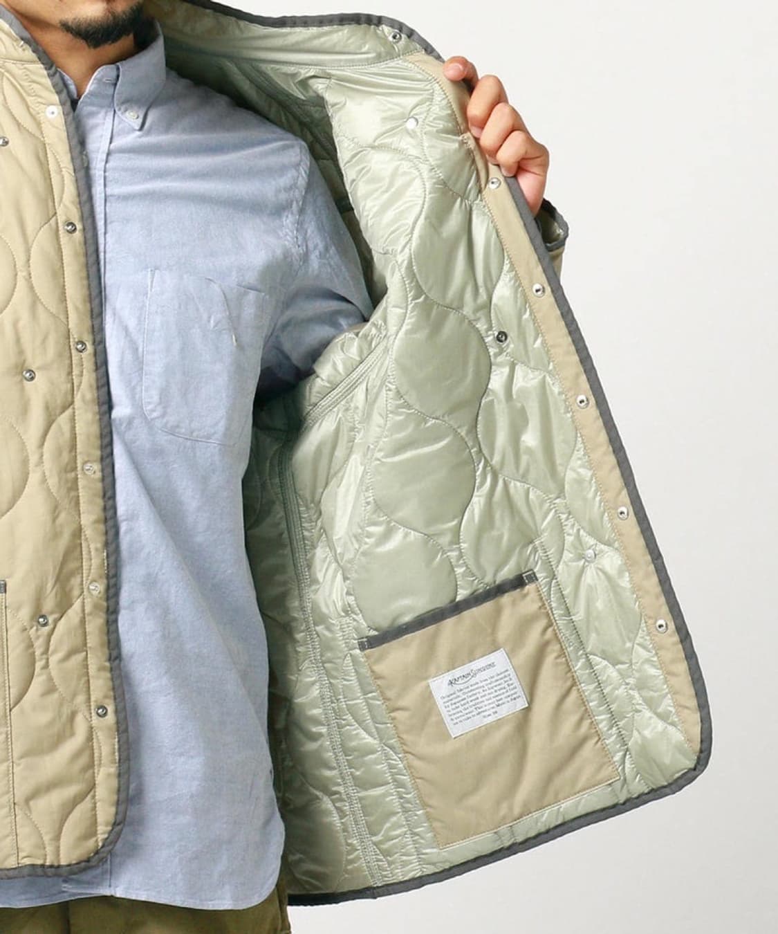 캡틴선샤인X바버 패딩 라이너 자켓 상품이미지6