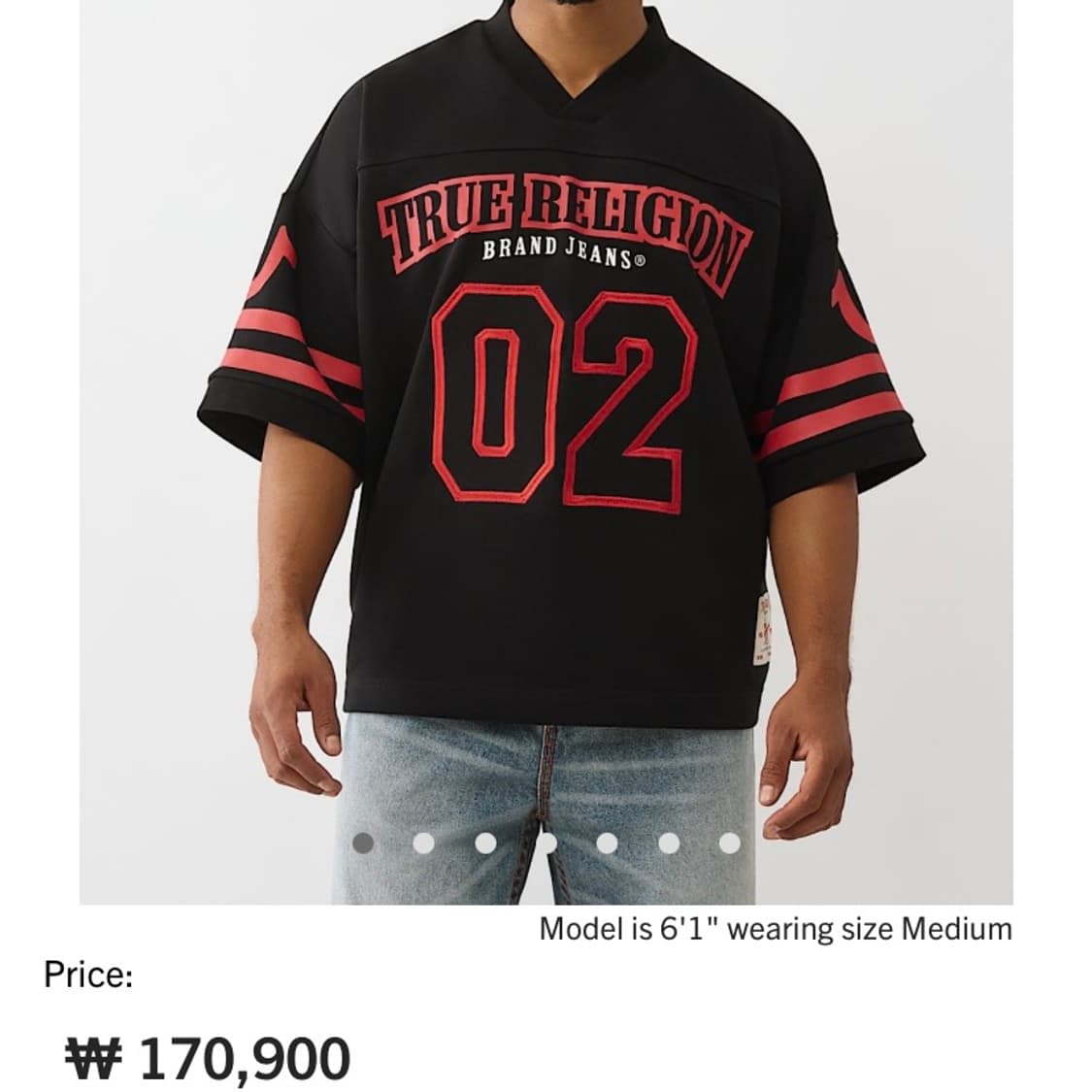트루 릴리젼 오버핏 럭비 져지 상품이미지10