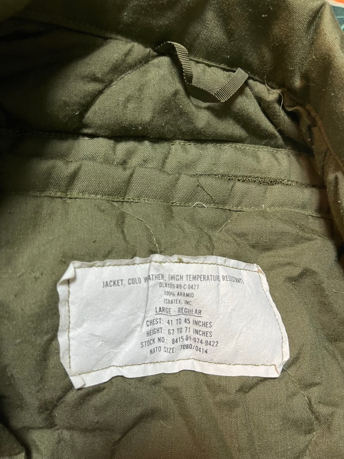 80s CVC tanker jacket OG (L-R) 상품이미지9