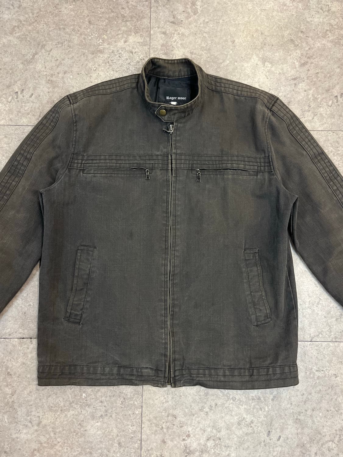 빈티지 라이더 자켓 브라운 #csz3988 상품이미지4