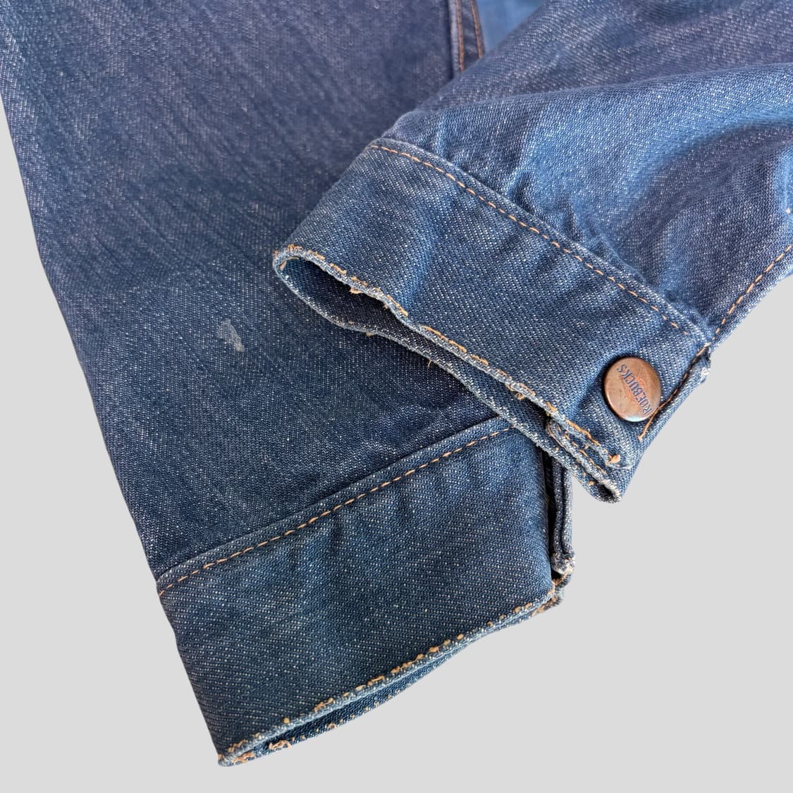 (L)60-70s Sears Roebucks 셀비지 워크 데님 자켓 상품이미지7