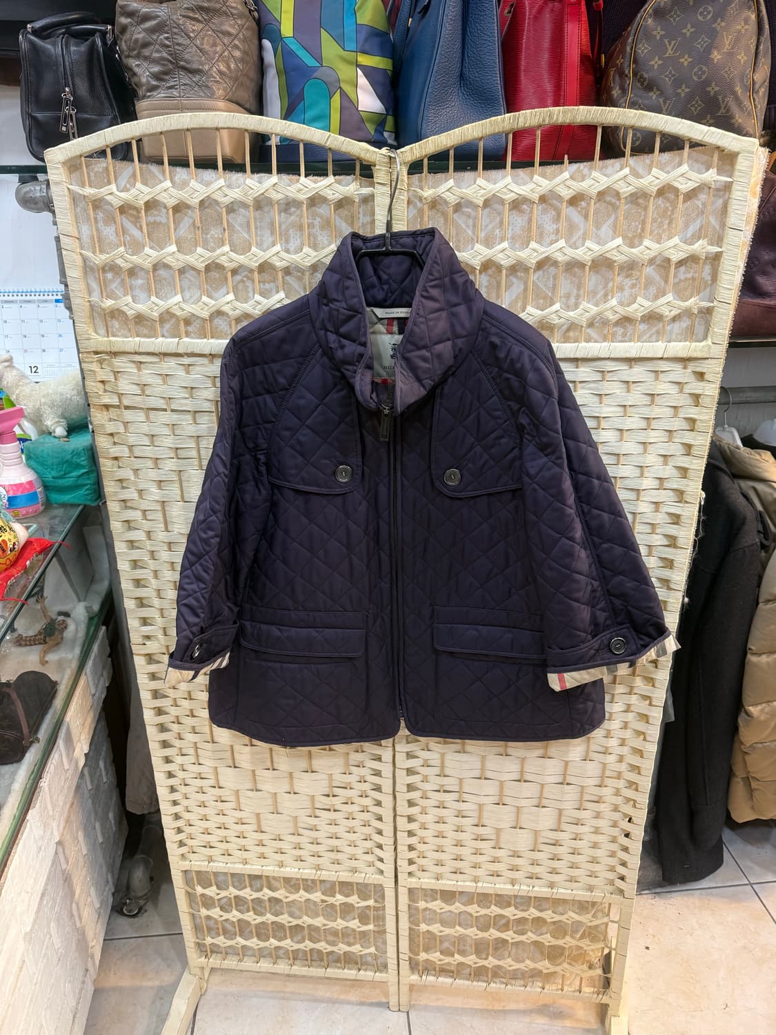 55-66 정품 버버리 퀄팅자켓 팝니다 상품이미지1