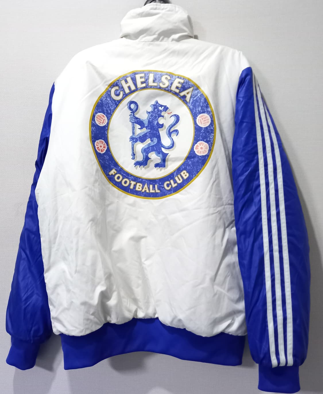아디다스 첼시FC 리버시블 화이트 블루 양면패딩 105/XL 상품이미지4