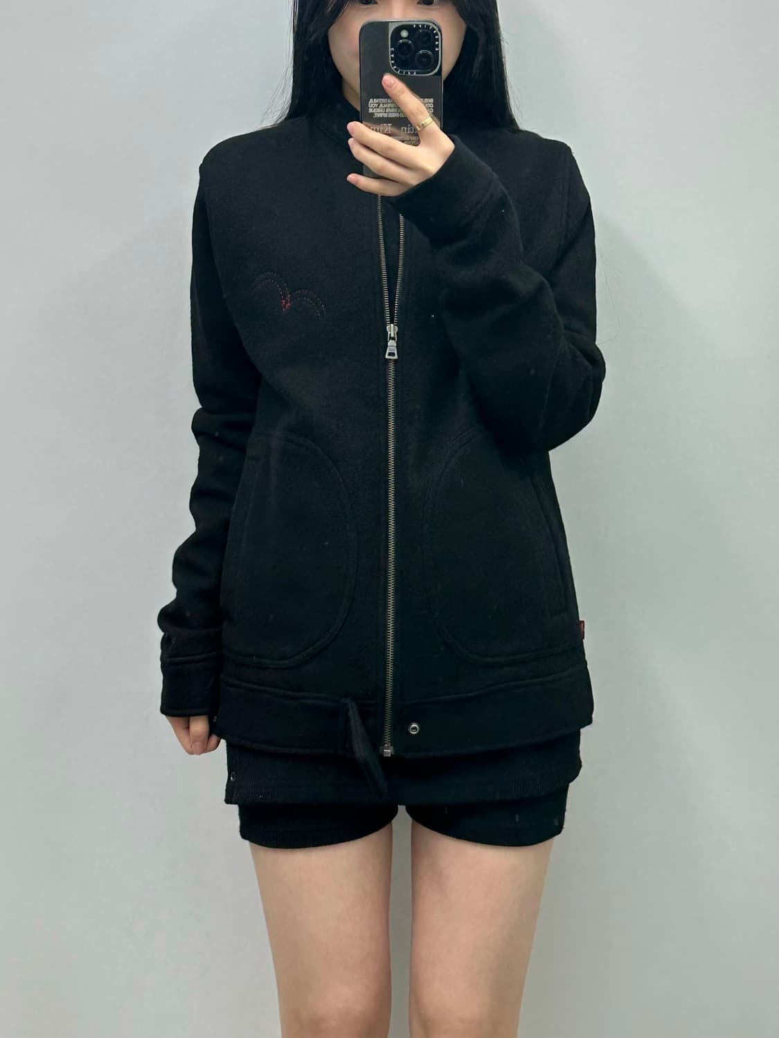 리바이스 로고 울 블루종 자켓 상품이미지1