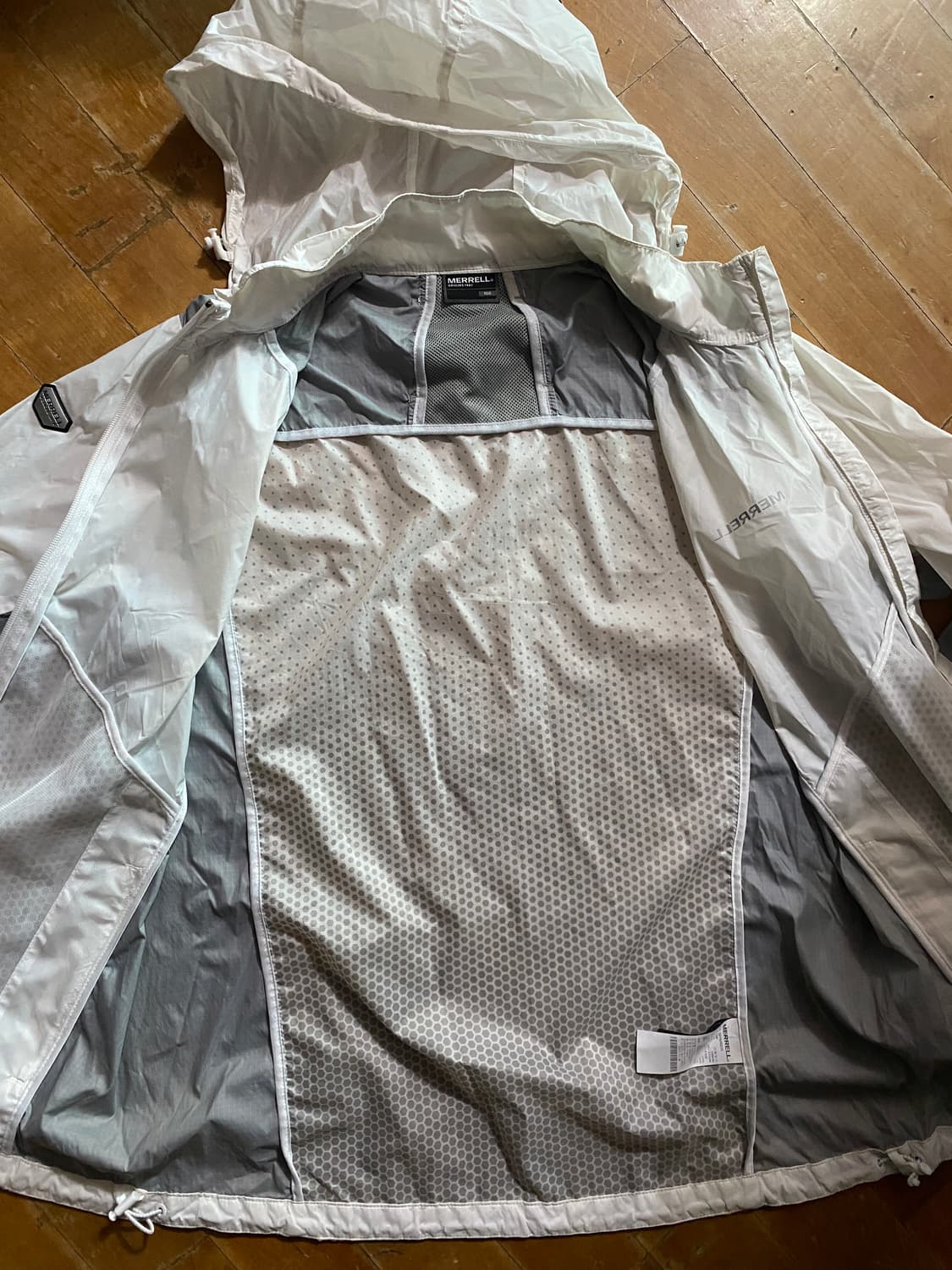 MERRELL 경량 화이트 바람막이 100 상품이미지5