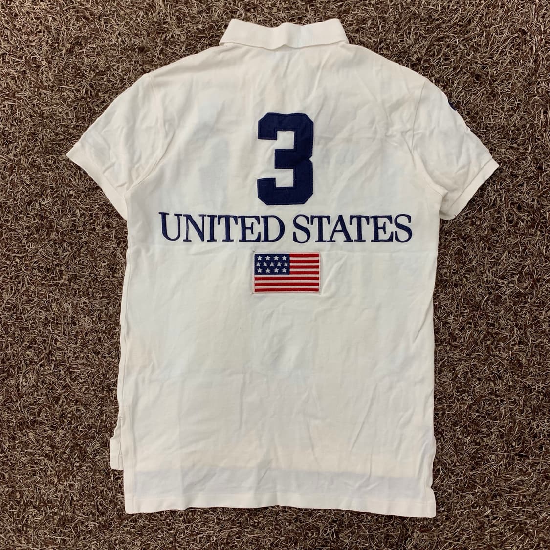 폴로 랄프로렌 빅포니 성조기 USA 치프키프 카라 반팔 티셔츠 상품이미지3