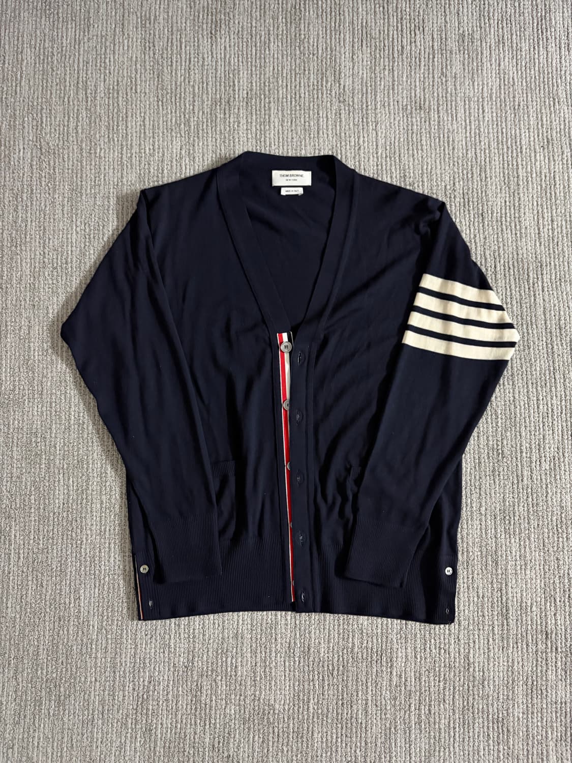 (실착 1회, 4) 톰브라운 메리노울 가디건 상품이미지1