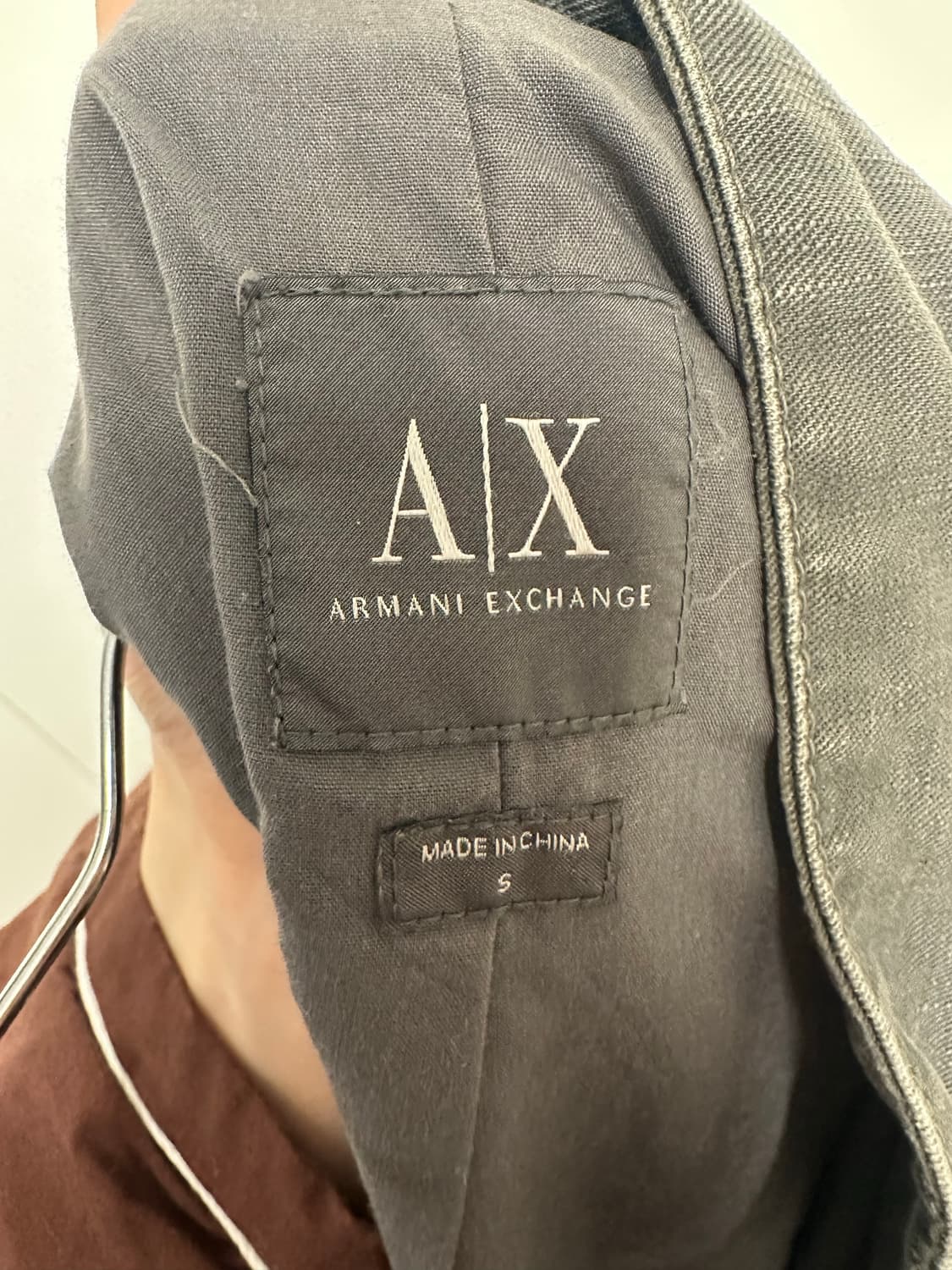 아르마니 익스체인지 그레이 바이커 자켓 상품이미지3