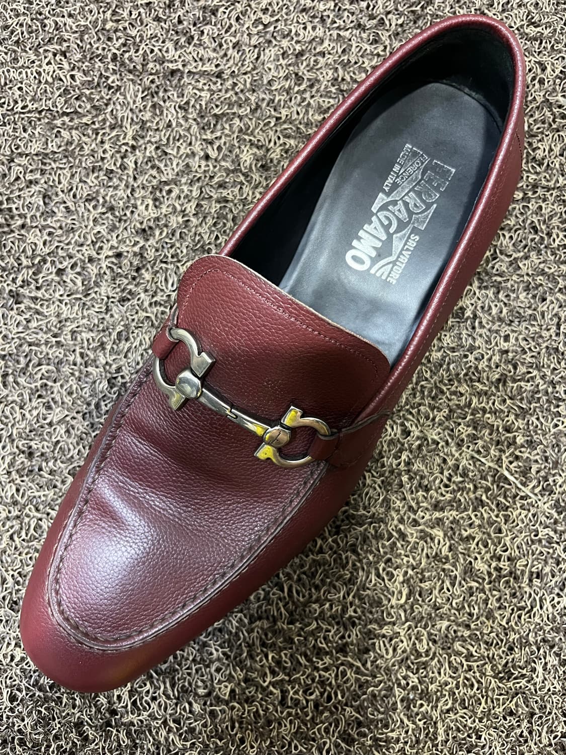 Salvatore Ferragamo 간치니 로퍼 / 버건디 / 9 X 상품이미지5