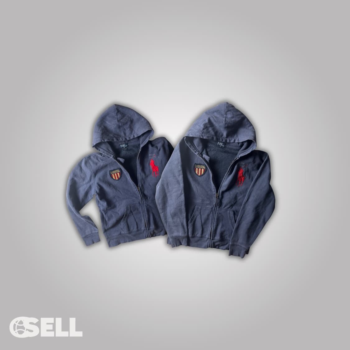 폴로 빅포니 성조기 후드집업 상품이미지2