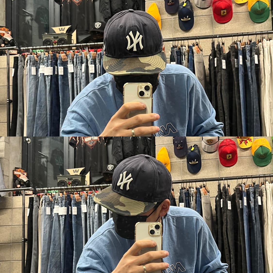 뉴에라 뉴욕양키즈 카모 볼캡 상품이미지7