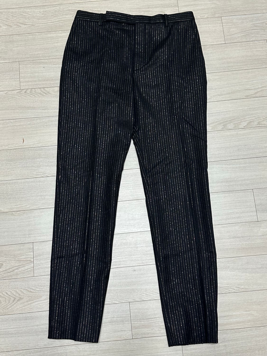 생로랑 19ss 핀스트라이프 슬랙스 상품이미지1