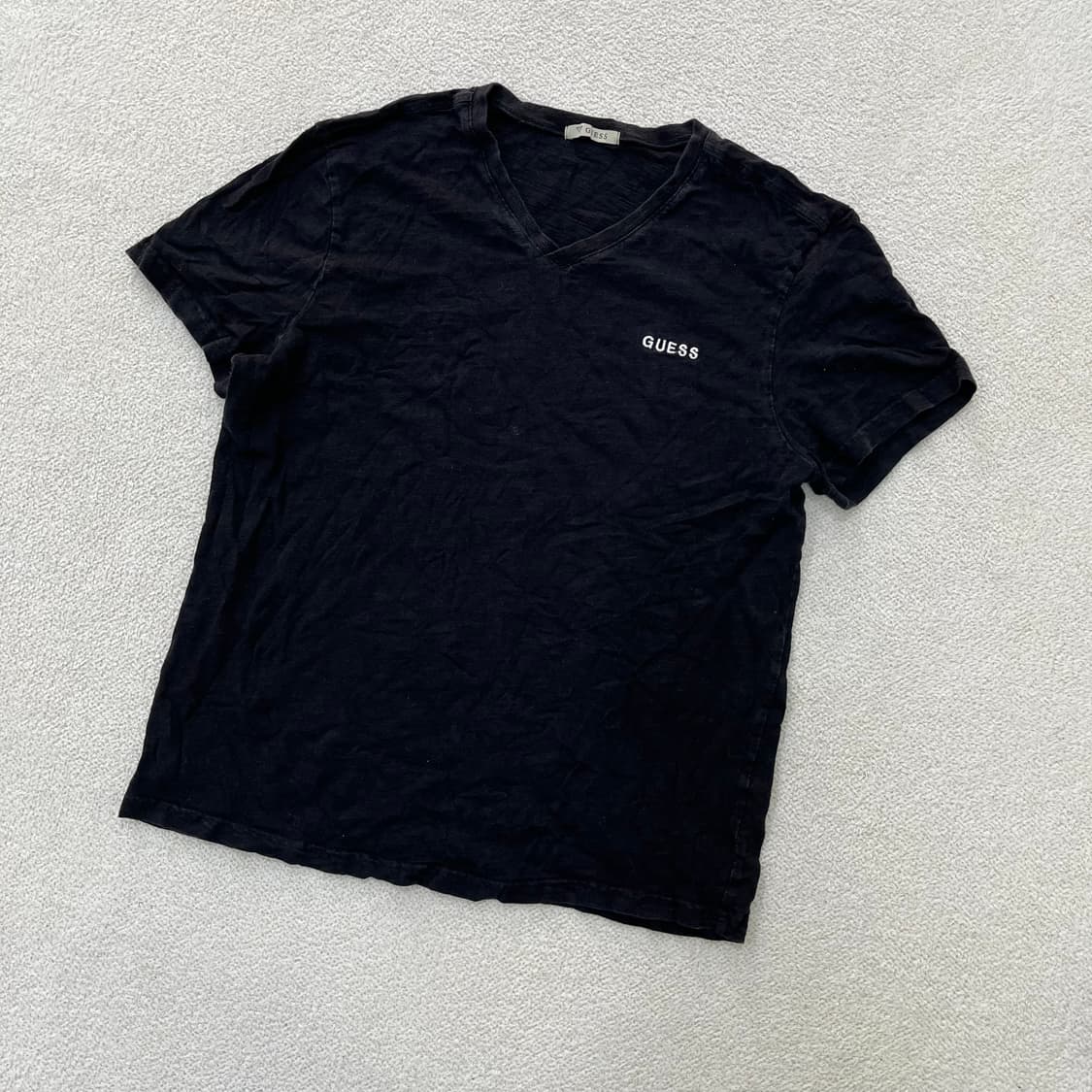 XXL 게스 브이넥 반팔 티셔츠 0414M 상품이미지1