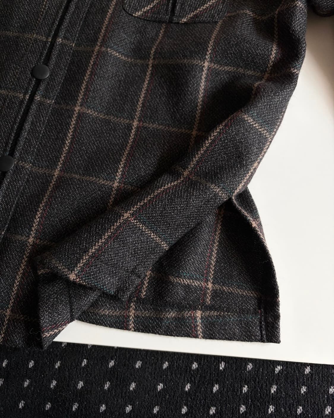 wool check patterned shirket 상품이미지9
